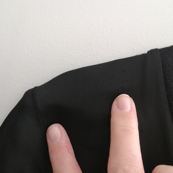 Nation LTD Satin Viscose V-neck Tee Large *Flaw - Picture 9 of 16